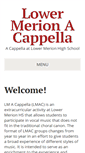 Mobile Screenshot of lmacappella.projectphilly.org